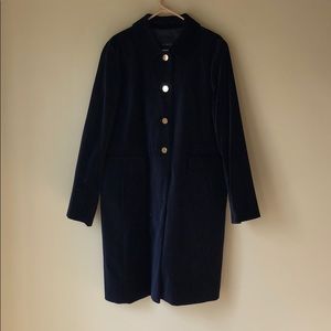 Talbots Navy Dress Coat